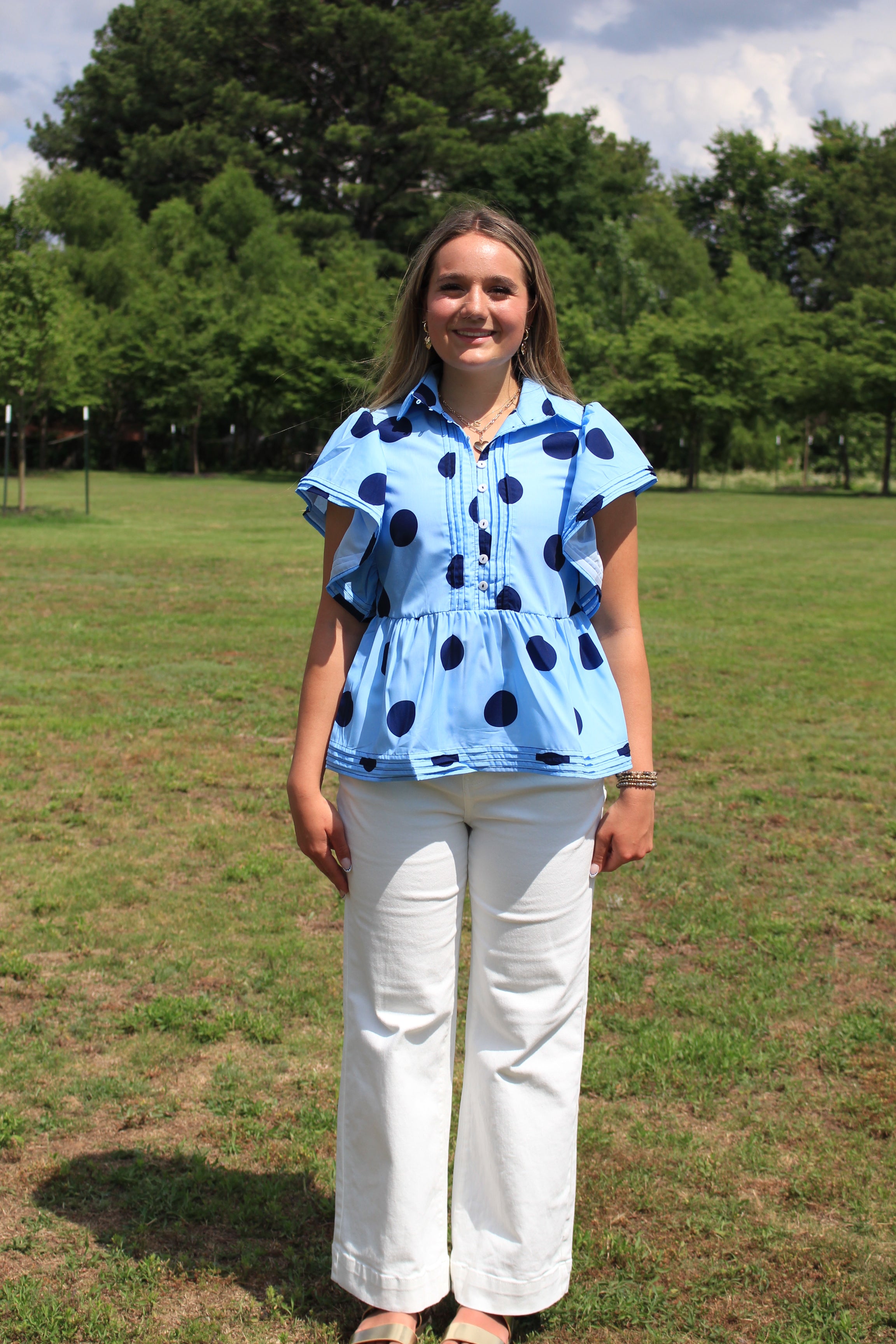 Vision of White - White - High Waist - Wide Leg - Full Length Jean