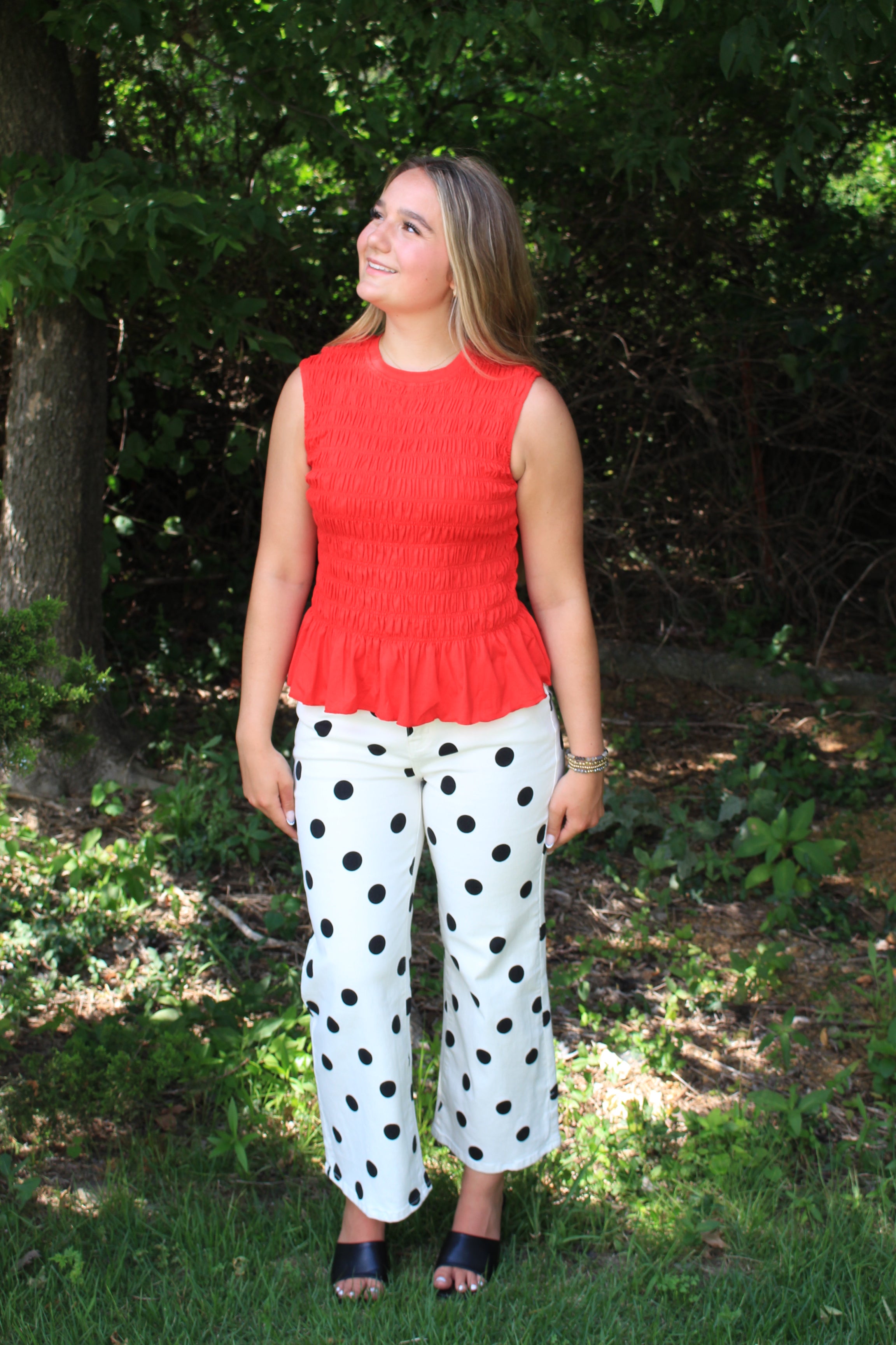 Back in Black - Spot On - Black and White - Ankle Length Jeans