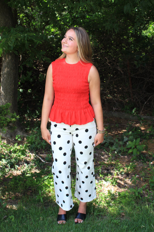 Back in Black - Spot On - Black and White - Ankle Length Jeans