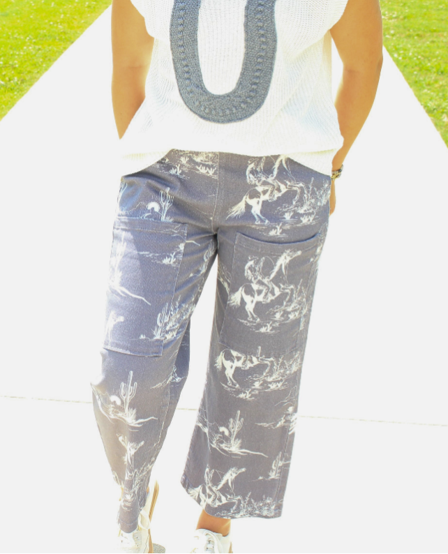 Wild West - Gray - Ankle Length Jeans